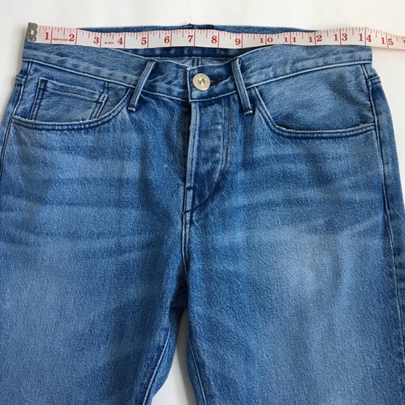 3x1 NYC Fringe Hem Buttonfly Mid rise Crop Jeans 25 - Picture 12 of 17